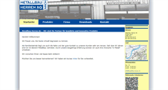 Desktop Screenshot of metallbau-herren.ch